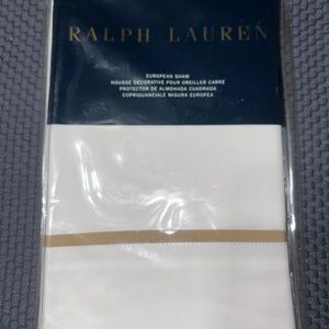 NWT Ralph Lauren RL Palmer Euro Sham.
